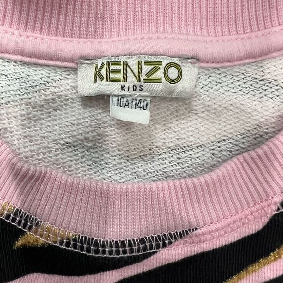 Kenzo Kids Girls Embroidered Tiger Sweatshirt Size 10 - Picture 4 of 6
